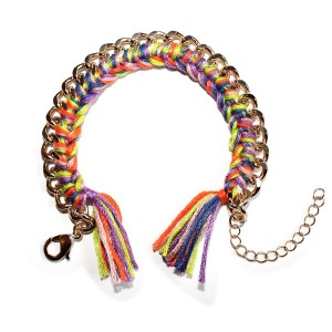 bracelet-memory-chaine-tresse-multicolor
